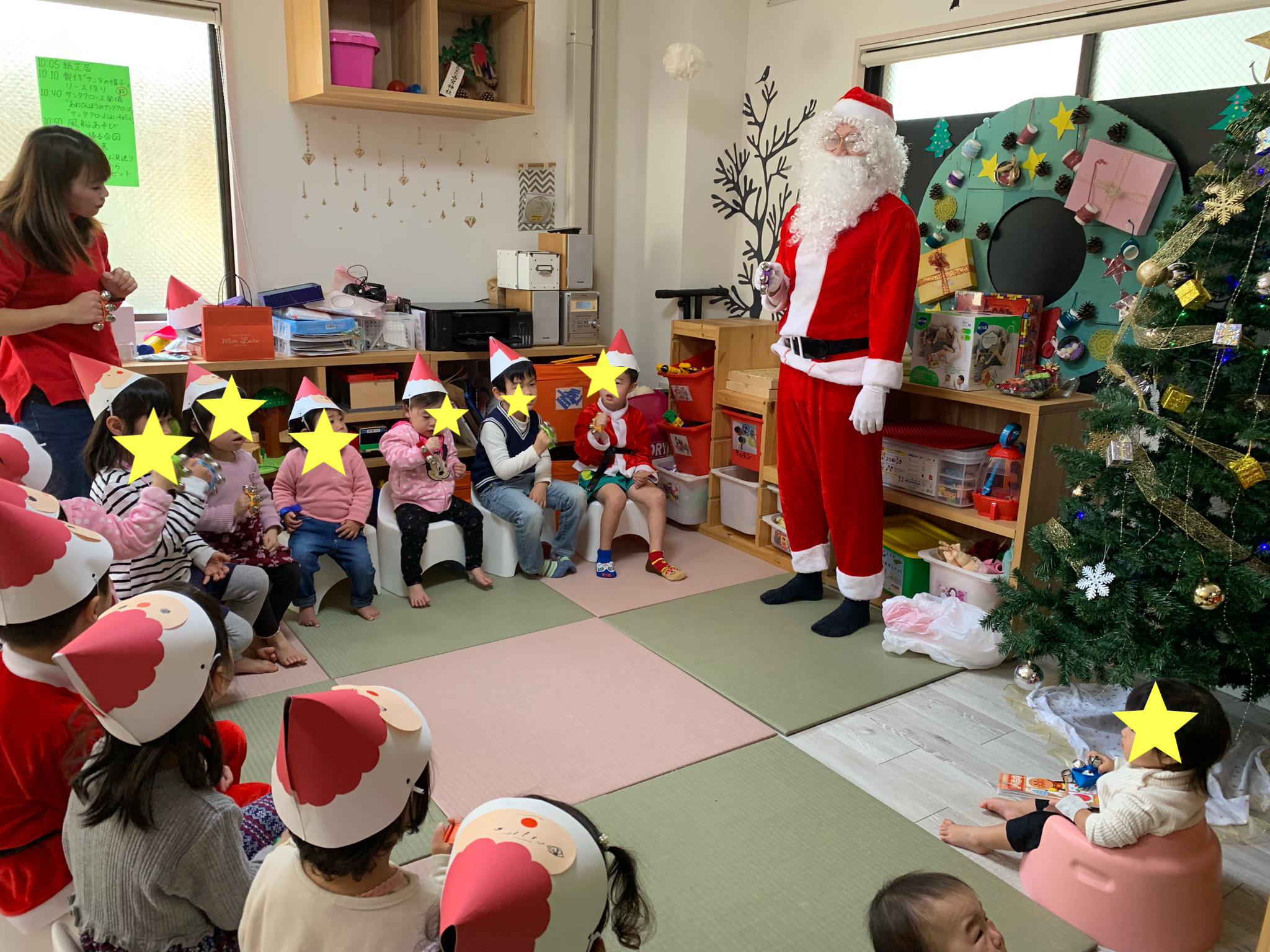 西宮の託児所asovivaのクリスマス会 甲東園駅スグの託児所 Asovivaアソビバ